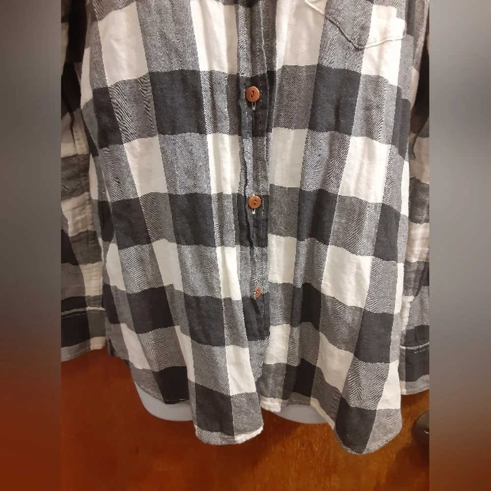 J Crew Women's Checkered Plaid Button Down Shirt